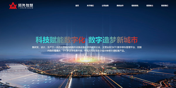 湖南塔務(wù)智慧科技有限公司官網(wǎng)設(shè)計